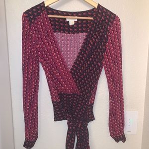 Anthropologie Maeve Lisa Puff-Sleeved Blouse